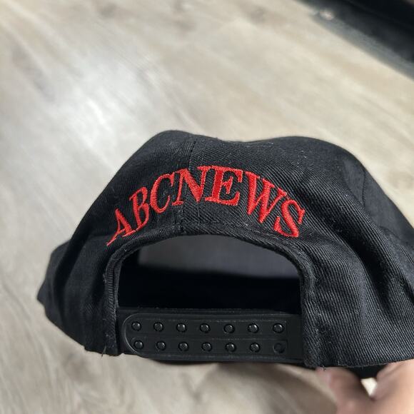 Vintage 1996‎ ABC News The Vote Hat Black Mohrs Cap - Picture 8 of 8